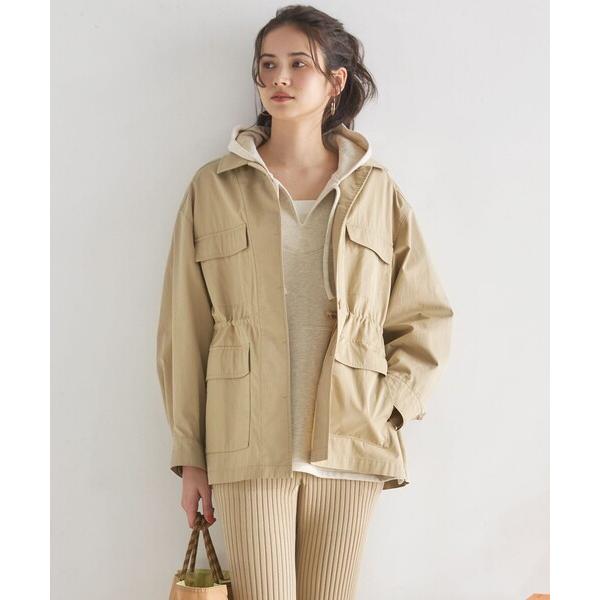 ミリタリージャケット モッズコート ハイカウントギャバ ミリタリージャケット レディース
