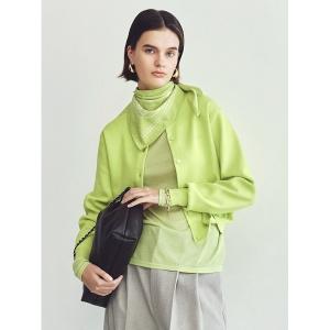 カーディガン クロップドフォルムカーディガン レディース