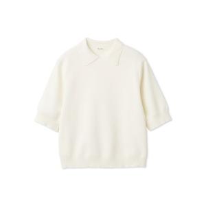 ニット セーター スカラップレース衿ニットプルオーバー レディース