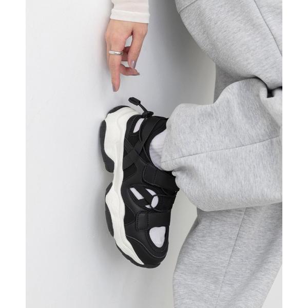 サンダル ベルクロストラップ スニーカーサンダル レディース