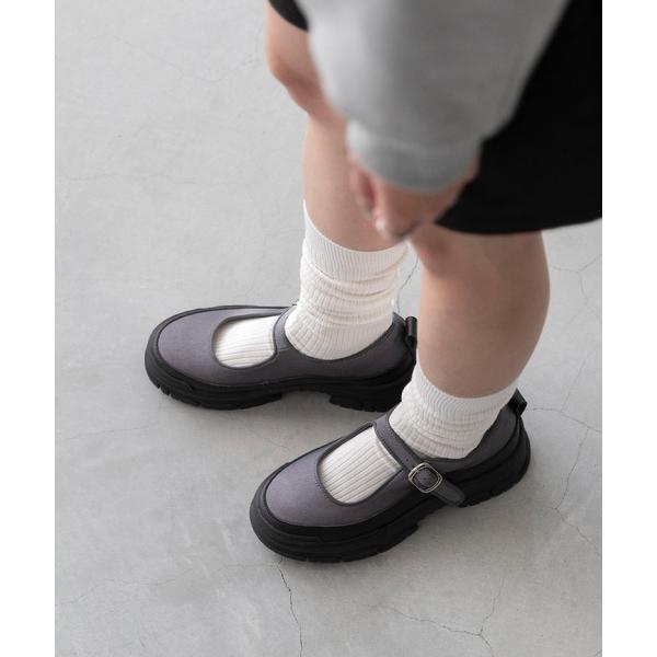 スニーカー メリージェーン ストラップ厚底スニーカー レディース