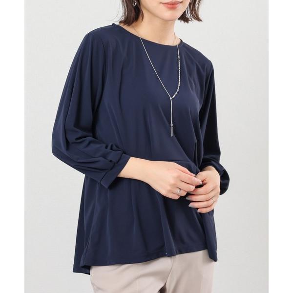 tシャツ 速乾 「美冷・接触冷感・吸水速乾・抗菌防臭・ＵＶカット」８分袖ペプラムトップス レディース