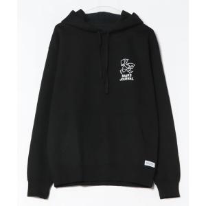 パーカー HOODIE/BANKS JOURNAL/バンクスジャーナル バッグプリント ロゴプリント プルオーバーパーカー メンズ レディース