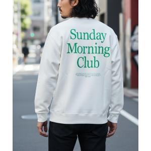 トレーナー スウェット CREW / BANKS JOURNAL(バンクスジャーナル)スタンダードシルエットプリント長袖クルーネックスウェットトレーナ