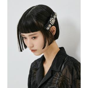 TOGA メタル装飾 ヘアバンド 黒 TOGA TOO ヘアバンド 「TOGA TOO/トーガトゥ」Metal headband/メタル