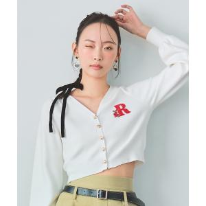 カーディガン AzelyハートVネックカーディガン レディース