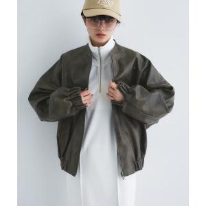 ブルゾン アウター 「Re」grain zip over blouson レディース