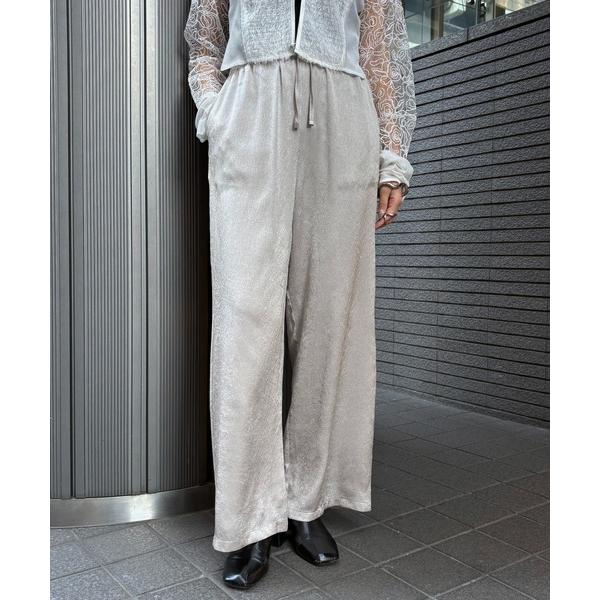 スラックス パンツ 「＆ｇ'aime 」サテンパンツ　Satin Pants レディース