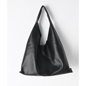 トートバッグ 「DELI by」トライアングルフォルム・リアルレザートートバッグ レディース