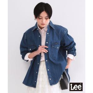 デニムジャケット gジャン 「Lee別注」ウエスタンシャツデニムジャケット「洗濯機OK」 レディース