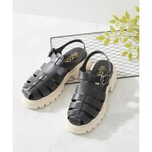 サンダル 厚底 トラックソール グルカサンダル レディース