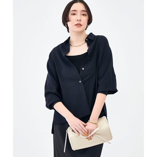 ブラウス シャツ NEW morisachi「セットアップ対応」ウォッシャブルストレッチツイルドルマ...