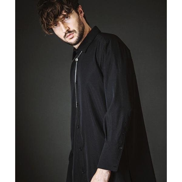 シャツ 「NO ID.」Long Shirt / ロング シャツ メンズ
