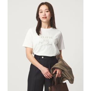 tシャツ 半袖 ロゴ ショートスリーブ プルオーバー カットソー 接触冷感 レディース