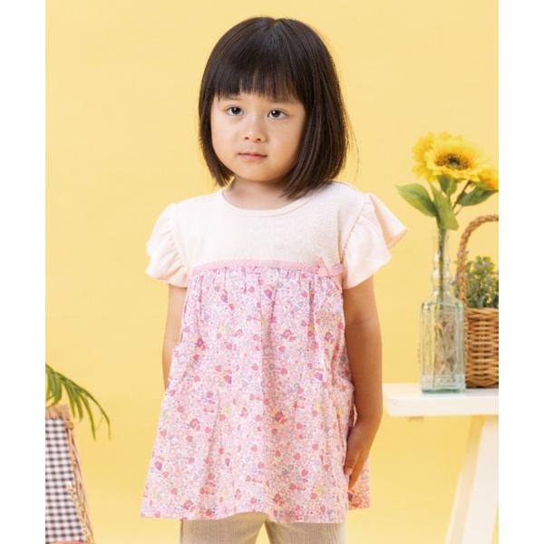 チュニック リボンフレアチュニック キッズ 子供服 女の子