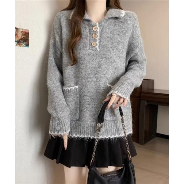 ニット セーター ふんわり心地よい大人カジュアルニット レディース