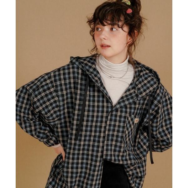 シャツ 「WV PROJECT」Bay overfit cheak hood shirts/JILS...