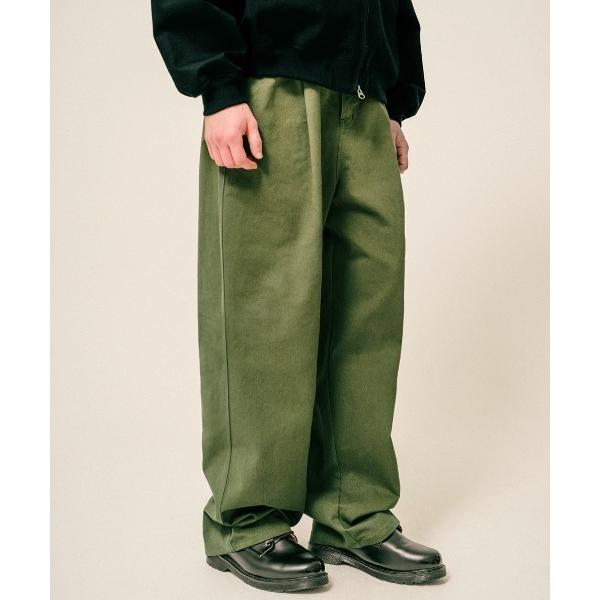 チノパン 「TWN」Cage Semi Wide Cotton Pants/HSLP3607 メンズ...