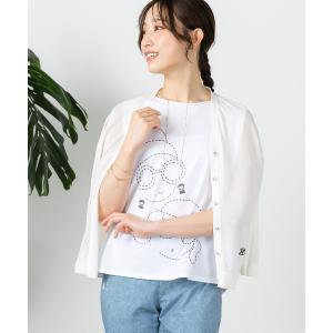 カーディガン 和紙コットン混シアーカーディガン ...の商品画像