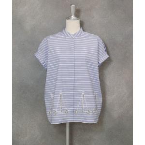 ブラウス シャツ コットン100％カットワークブラウス レディース