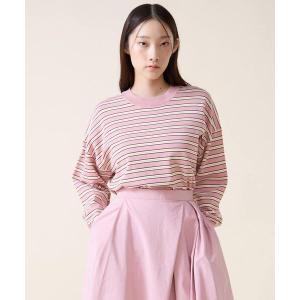 ニット セーター マルチボーダーニット レディース