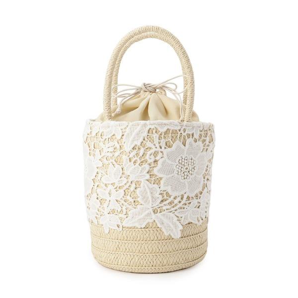 ハンドバッグ レースバケツトートバッグ