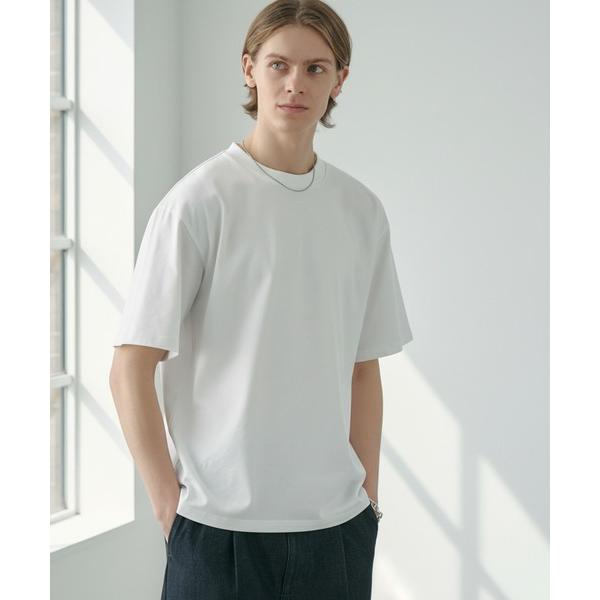 tシャツ 「EASENCE」ボックスシルエット サイドスリット ベーシック 半袖Tシャツ / UVカ...
