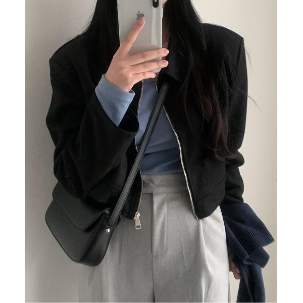 「by muni:r」 ブルゾン FREE ブラック レディース