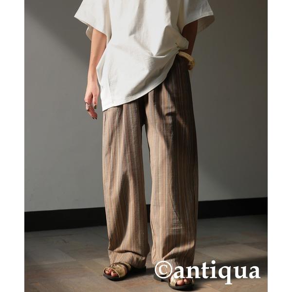「antiqua」 パンツ R イエロー系その他 レディース