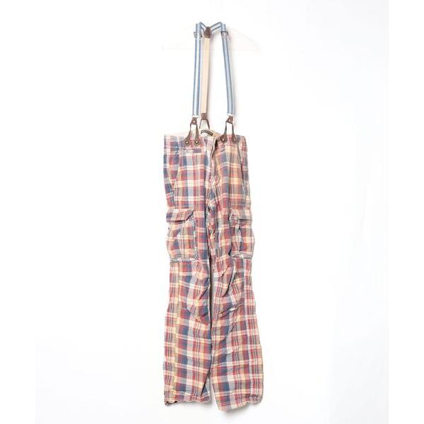 「SCOTCH&amp;SODA」 チェック柄カーゴパンツ - レッド メンズ