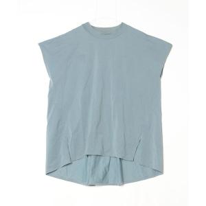 「GLOBAL WORK」 半袖Tシャツ L ブルー レディース