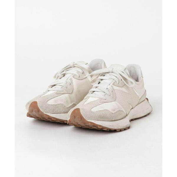 「New Balance」 ローカットスニーカー 24.0cm ベージュ レディース