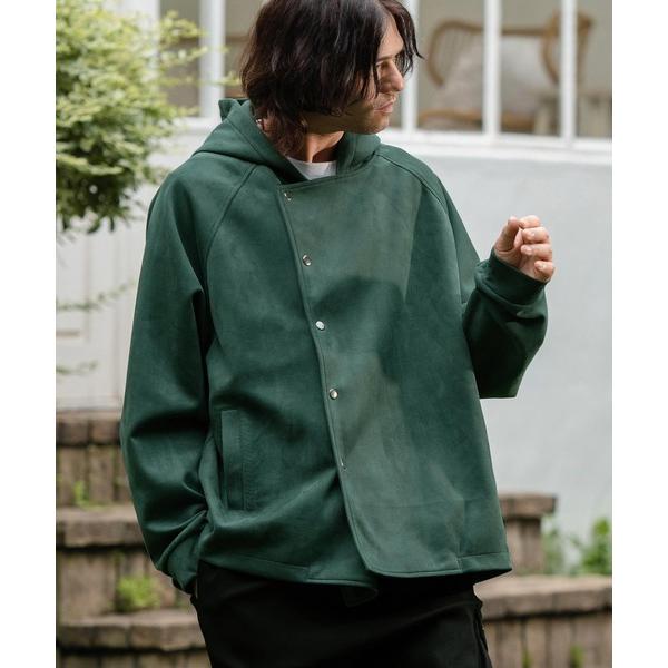 「CAMBIO」 プルオーバーパーカー M グリーン メンズ