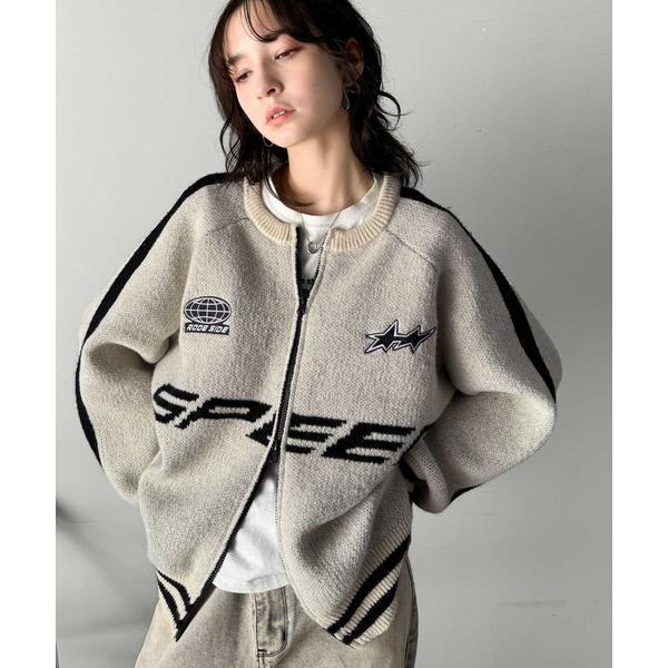 「Java」 ブルゾン MEDIUM アイボリー レディース