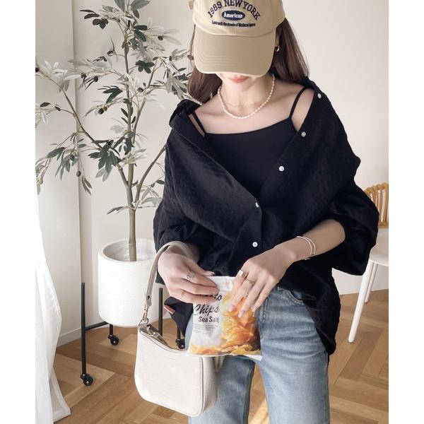 「Java」 長袖ブラウス MEDIUM ブラック レディース