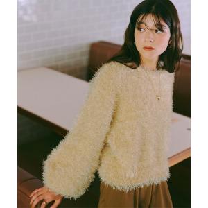 「titivate」 長袖ニット FREE イエロー レディース