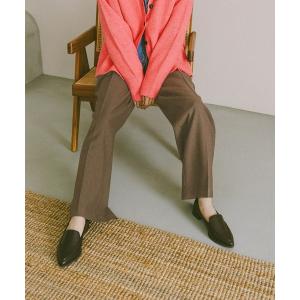 「GLOBAL WORK」 イージーパンツ - ブラウン系その他7 レディース