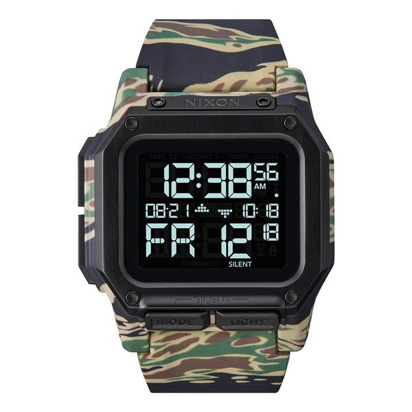 「NIXON」 デジタル腕時計 FREE グリーン メンズ