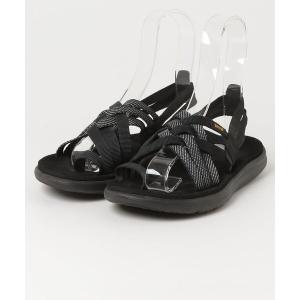 「Teva」 フラットサンダル 23cm グレー レディース