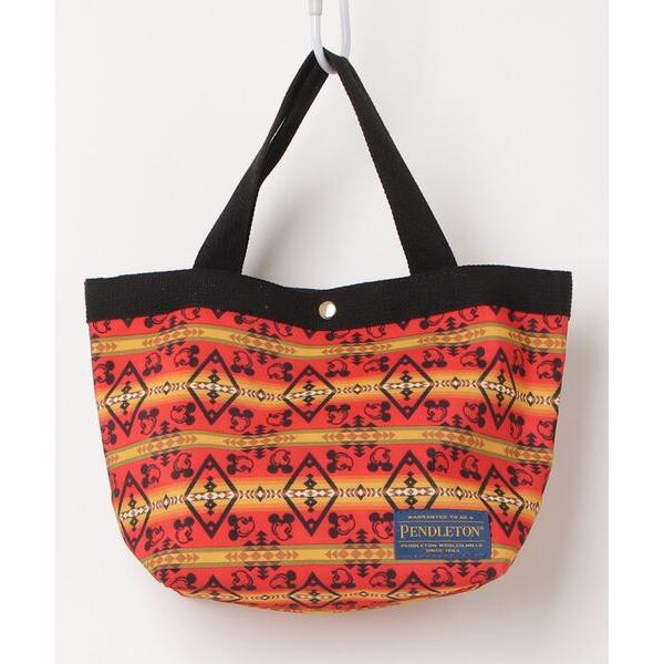 「PENDLETON」 ハンドバッグ - レッド レディース