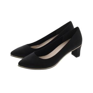 「JELLY BEANS」 パンプス 24.5 ブラック レディース