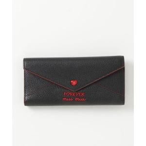 「miu miu」 財布 - ブラック レディース