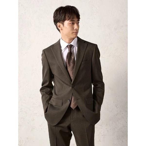 「Perfect Suit FActory」 スーツ AB4 ダークブラウン メンズ