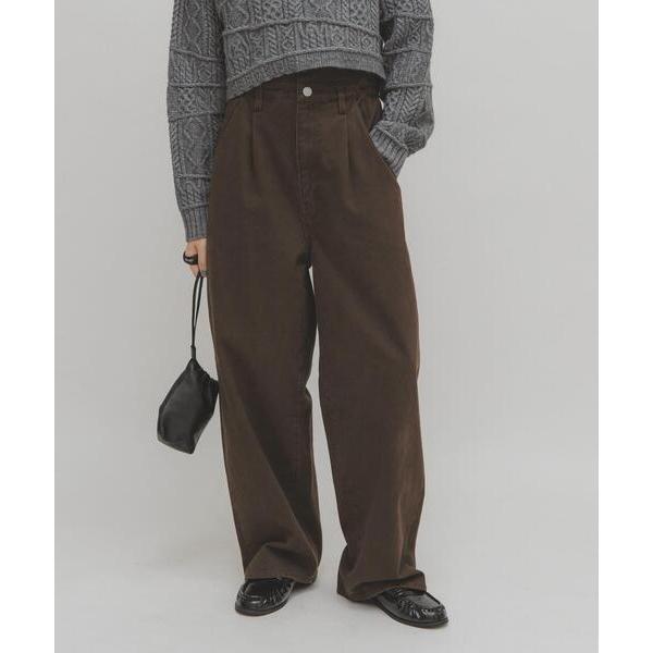 「KBF」 パンツ ONE ブラウン レディース