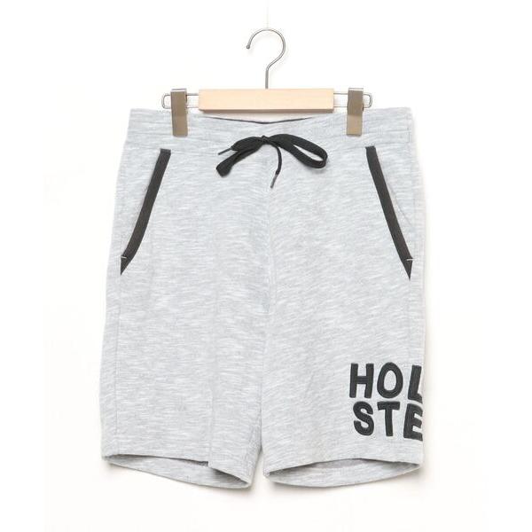 「Hollister」 ハーフパンツ S グレー メンズ