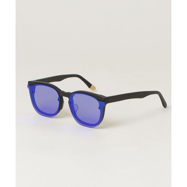 「SABRE」 サングラス ONE SIZE ブラック×ブルー メンズ