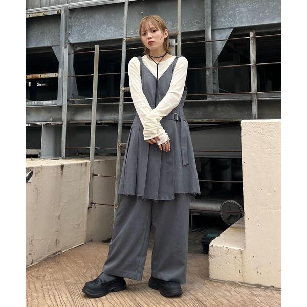 「KBF」 オールインワン「rei maruyamaコラボ」 36 グレー レディース