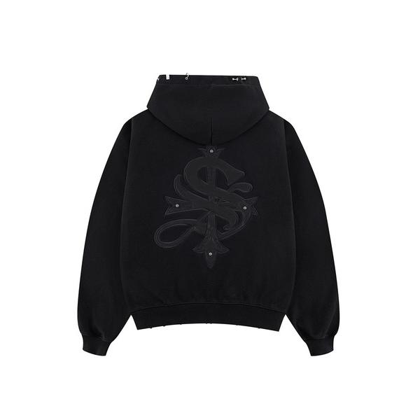 パーカー ジップパーカー｜Pierced Tribal Cross Zip Hoodie｜SUPPL...