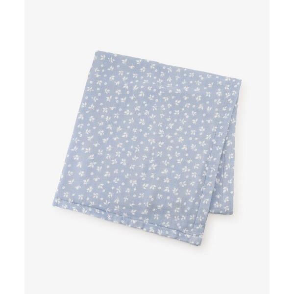 ベッド 寝具 フラワーウォッシャブルキルトガーゼハーフケット