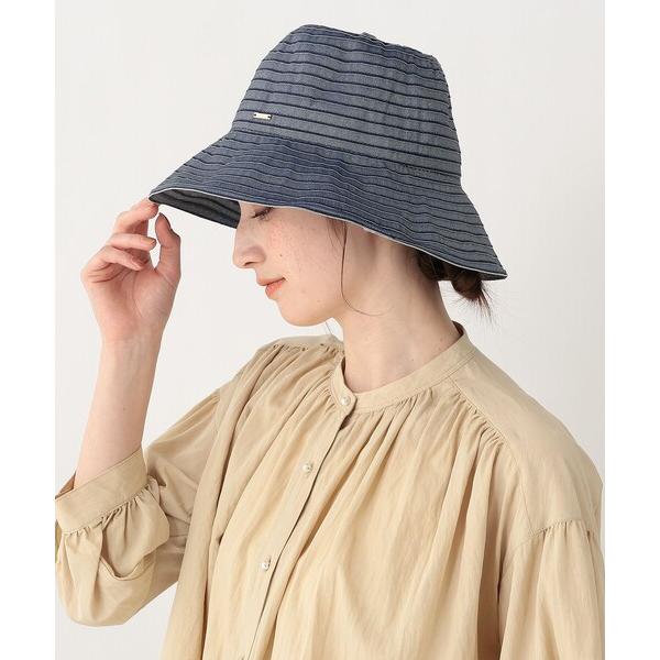 帽子 ハット グログランツバ広UVハット レディース